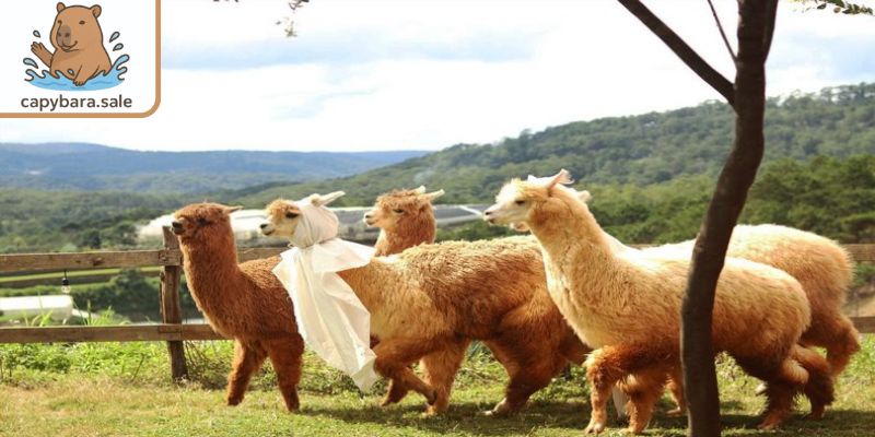 Alpaca Farm Gia Lai đón tiếp đông khách
