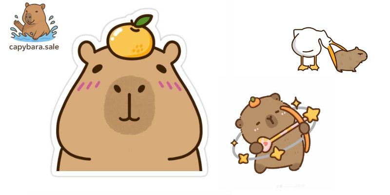 Capybara chibi cực đáng yêu, gây sốt cộng đồng mạng