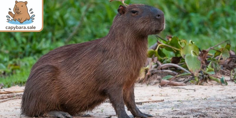 Capybara thích ngắm cảnh thiên nhiên
