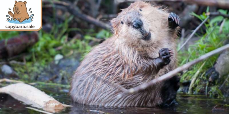 Hải ly và Capybara sống thân thiện