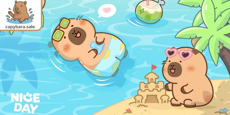 Kỳ nghỉ mát của gia đình Capybara