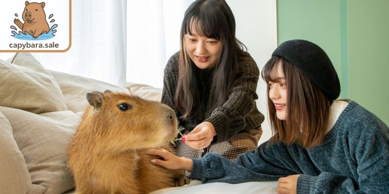 King Kids Tea & Coffee có Capybara