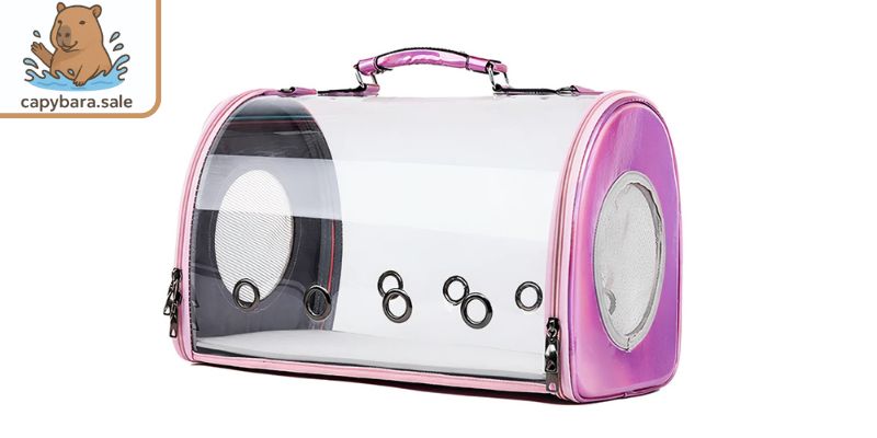 Mẫu túi đựng Capybara bằng nhựa trong