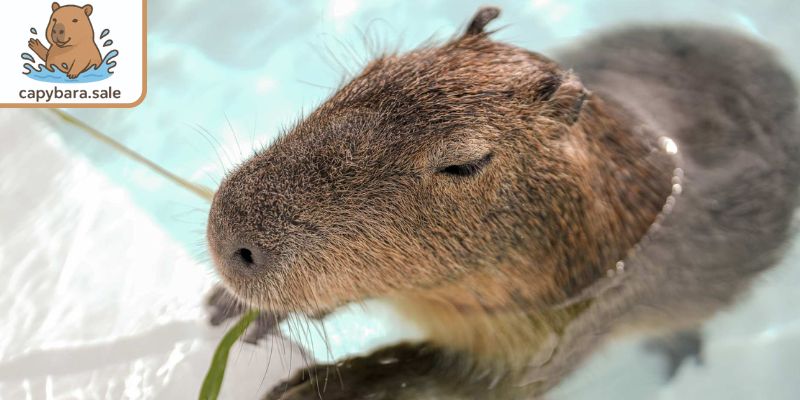 Nuôi Capybara cần có nước đầy đủ