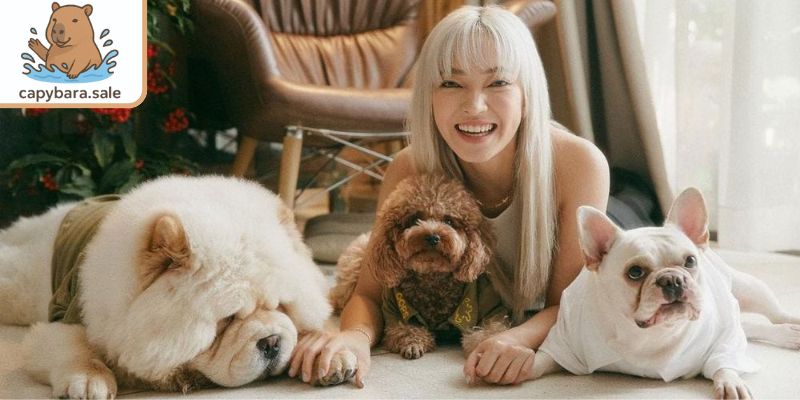 Sao Việt nuôi thú cưng gì? Châu Bùi có cún