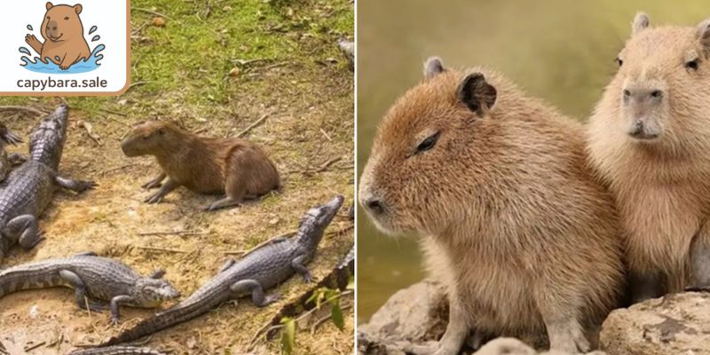 Tại sao Capybara không bị ăn thịt - Sống bầy đàn