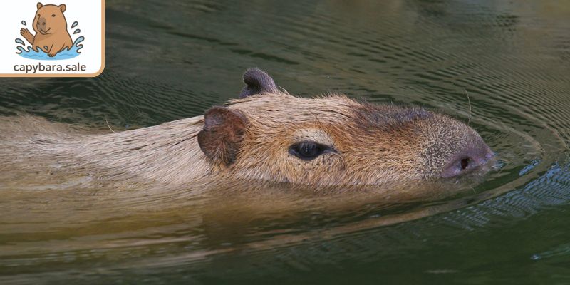 Tốc độ Capybara bơi đáng kinh ngạc
