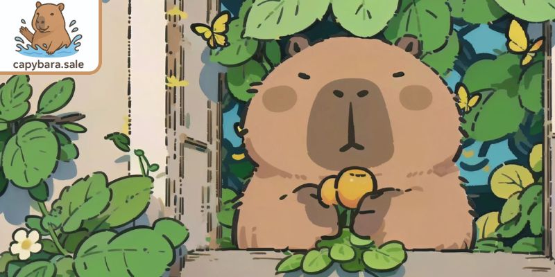 Vẽ chuột lang nước bên cửa sổ