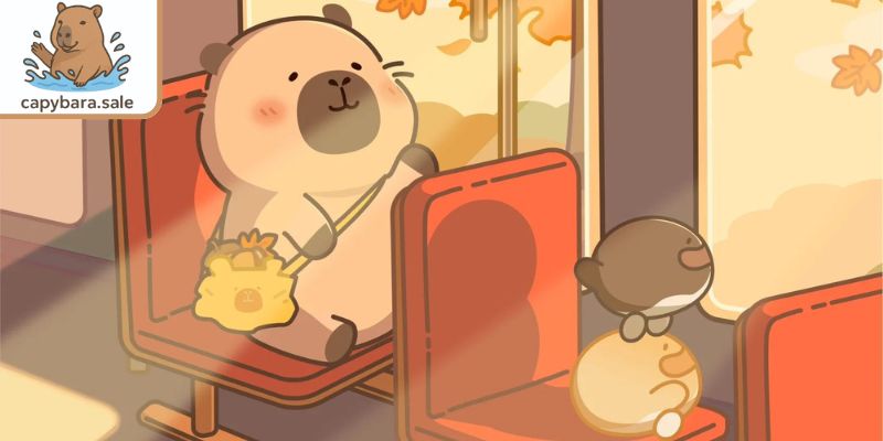 Vẽ chuột lang nước đi học