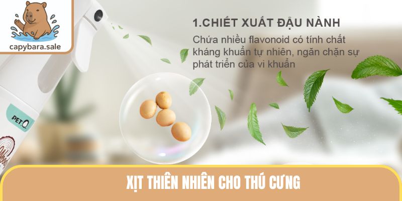 Xịt Thiên Nhiên Cho Thú Cưng