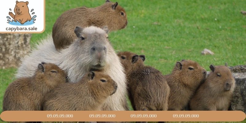 Capybara sống theo đàn nên cần không gian rộng