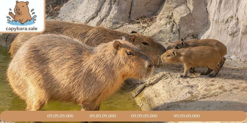Hình Capybara 2 tháng tuổi siêu cute